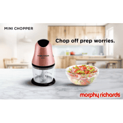 Morphy Richards Mini Electric Chopper | Rose Gold