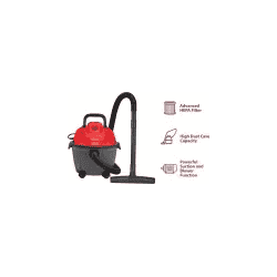 Prestige Clean home Wet & Dry Vacuum Cleaner | With Powerful Suction & Blower function | Red