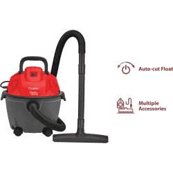 Prestige Clean home Wet & Dry Vacuum Cleaner | With Powerful Suction & Blower function | Red