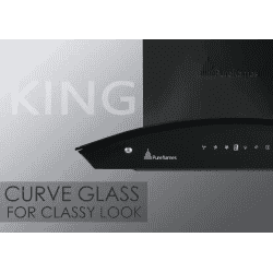 Pureflames Kitchen Chimney | 60 cm | Black