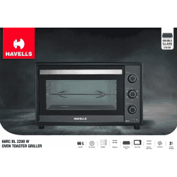 HAVELLS Oven Toaster Grill (OTG) | 66 L | 66RC | Black
