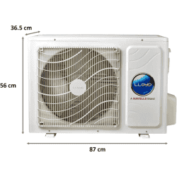 Lloyd BP 1 Ton 3 Star Inverter Split AC | Copper Condenser | GLS12I36WSBP | White