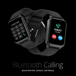 Fire Boltt Hulk | Amoled Bluetooth Calling with 120 sports modes Smartwatch | Black Strap