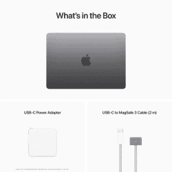 Apple MacBook  | MLXW3HNA | 13.6-inch | Air Apple M2 Chip/8GB/256GB SSD/macOS Monterey/Liquid Retina | Space Grey