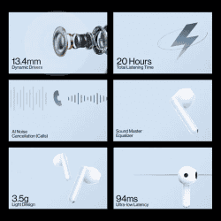 OnePlus Nord Buds CE Truly Wireless Bluetooth Headset | Misty Grey