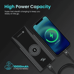Portronics Power Bank | 10000 mAh | POR-1210 | Blue