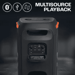 JBL Partybox 110 Bluetooth Party Speaker | Dynamic Light Show | Black