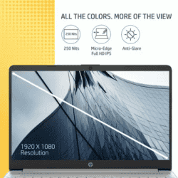 HP Laptop Core i3 11th Gen | 8 GB/512 GB SSD | 15S-FQ2717TU Thin and Light Laptop | Natural Silver
