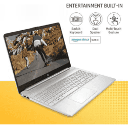 HP Laptop Core i3 11th Gen | 8 GB/512 GB SSD | 15S-FQ2717TU Thin and Light Laptop | Natural Silver