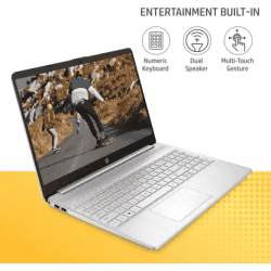 HP Intel Core i5 11th Gen | 8 GB/512 GB SSD | 15S-FR4000TU Thin and Light Laptop | Natural Silver