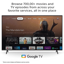 Sony Bravia 55 inches 4K Ultra HD Smart LED Google TV | KD-55X80K | Black