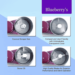 Blueberrys Tabletop Wet Grinder | 150W | 2 L | Cherry Red