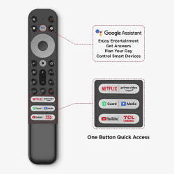 TCL  Metallic Bezel-Less Series 4K Ultra HD Smart LED Google TV | 126 cm (50 Inch)  | 50P635 | Black