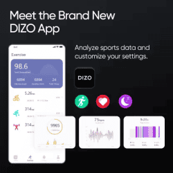 DIZO Watch 2 | GOLDEN PINK | Free Size