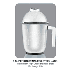 HAVELLS 750W Mixer Energia NV 750 Mixer Grinder | Blue