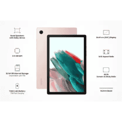 SAMSUNG Galaxy Tab A8 4 GB RAM 64 GB ROM 10.5 inch with Wi-Fi+4G Tablet | Gold