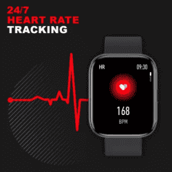 Fire-Boltt Mercury Smartwatch | Black Strap