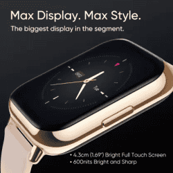 DIZO Watch 2 | GOLDEN PINK | Free Size