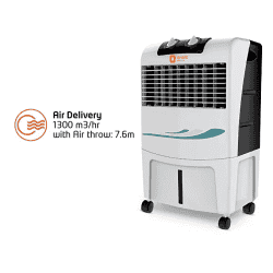 Orient Electric Smartcool Air Cooler | CP1601H DX | 16 L | Room/Personal | White