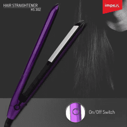IMPEX Hair Straightener | HS-302  | Violet