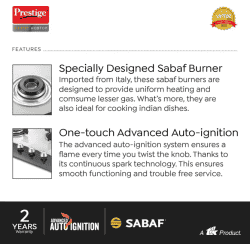 Prestige Desire Hob Top PHTD 03 Al Glass Automatic Hob Gas Stove | 3 Burners | Multicolor