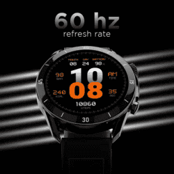 Fire-Boltt Legacy | 1.43 AMOLED | Bluetooth Calling Smartwatch | Black Leather Strap