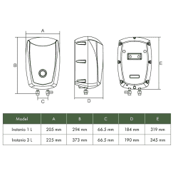 Havells Instanio  Instant Water Heater | 3 Litre/3 KW | White Mustard
