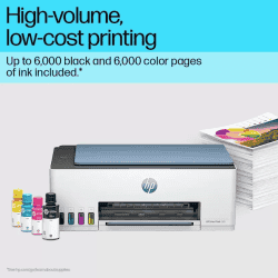 HP Smart Tank 585 All-in-One Multi-function WiFi Color Inkjet Printer  | Grey White