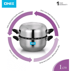 Onix OCP SS Choodarapetty | 1 L |  Stainless Steel Steamer