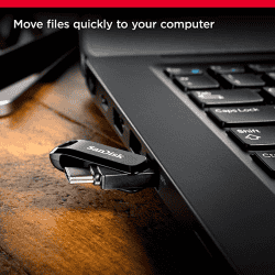 SanDisk Ultra Dual Drive Go USB Type-C Flash Drive |  128GB | Black | SDDDC3-128G-G46