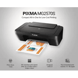 Canon MG2570S Multi-function Color Inkjet Printer | Black