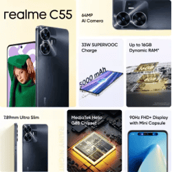 realme C55 | 6 GB / 64 GB | Rainy Night
