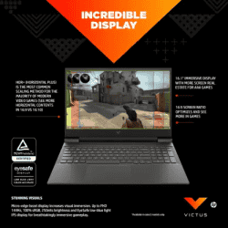 HP Victus Core i5 11th Gen | 16 GB/512 GB SSD | 16-d0333TX | Mica Silver