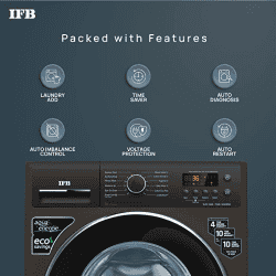 IFB ELITE MXS 7012 Front Load Washing Machine  | 7 Kg 5 Star |  Mocha