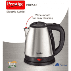 Prestige Electric Kettle | 1.8 L | Silver | PKOSS 1.8