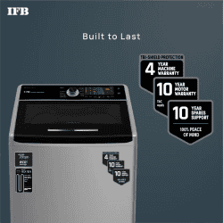 IFB  TL-SLBS Fully Automatic Top Load Washing Machine with In-built Heater | 9 kg |  Silver