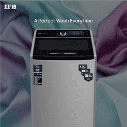 IFB  TL-SLBS Fully Automatic Top Load Washing Machine with In-built Heater | 9 kg |  Silver