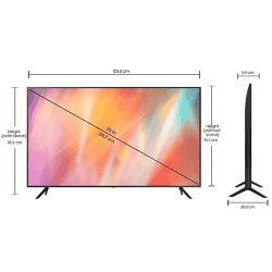 Samsung 4K Ultra HD Smart LED TV UA55AU7500KLXL | 55 inches | Black
