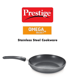 Prestige Aluminium Omega Select Plus Non-Stick Fry Pan | 28cm | Black