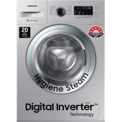 SAMSUNG WW66R22EK0S/TL Fully Automatic Front Load Washing Machine | 6.5 kg | Silver