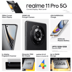 realme 11 Pro 5G | 8 GB / 256 GB | Astral Black