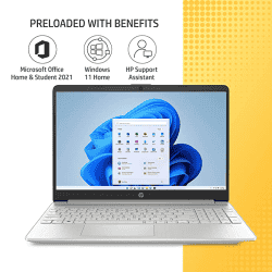 HP 15s 11th Gen Inel Core i3 1-115G4 8GB RAM/512GB SSD | 15s-fq2673TU |15.6-inch