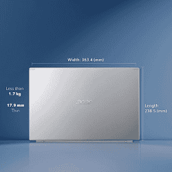 Acer Aspire 5 | A515-56G |Thin and Light Laptop | 11th Gen Intel Core i5 (16 GB/512 GB SSD/NVIDIA GeForce MX450/Windows 11 Home |  Pure Silver