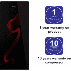 HAIER REFRIGERATOR | HRD-2103CSG-P | 190 Litres | Direct Cool Refrigerator | Spiral Glass
