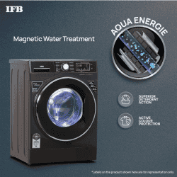 IFB |Senator MXS 8012 | 2X Power Steam, Hard Water Wash Fully Automatic Front Load Washing Machine with In-built Heater |  8 kg /5 Star  | Brown
