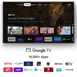 Sony Bravia | KD-43X75L | 108 cm (43 inch) | 4K Ultra HD Smart LED Google TV | Black