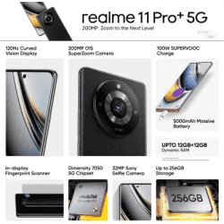realme 11 Pro+ 5G | 12 GB / 256 GB | Astral Black