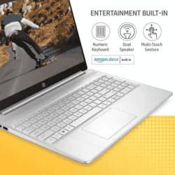 HP 15s Intel Core i3 11th Gen | 8 GB/512 GB SSD |15S-FR2515TU Thin and Light Laptop | Natural Silver