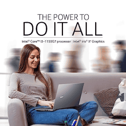 Acer Aspire Lite 11th Gen Intel Core i5-1155G7 | 8 GB RAM/512GB SSD/Intel Iris Xe Graphics, Win 11 Home | Full HD Display | Steel Gray