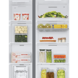 SAMSUNG 653 L Frost Free Side by Side 5 Star Refrigerator | RS76CG8115B1HL | Black Matt